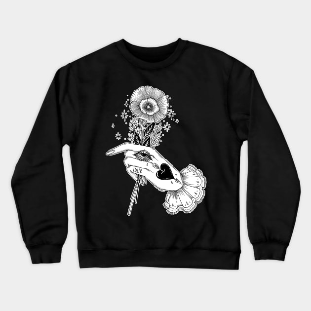 a Kind Flower Crewneck Sweatshirt by lOll3